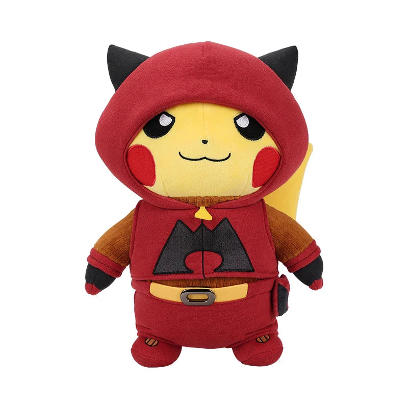 Soft plush Gengar and Pikachu cartoon dolls from DUODUOBAO, 25-45cm, featuring colorful, cuddly Pokémon plush toys.