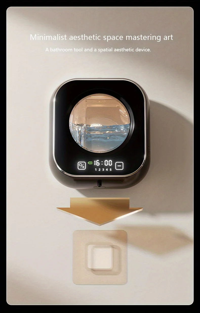 Showlu Smart General Sarmocare automatic foam soap dispenser with sleek design and touchless operation.