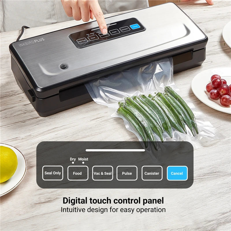 INKBIRD Vacuum Sealer Machine with Dry, Moist, Pulse and Canister Modes