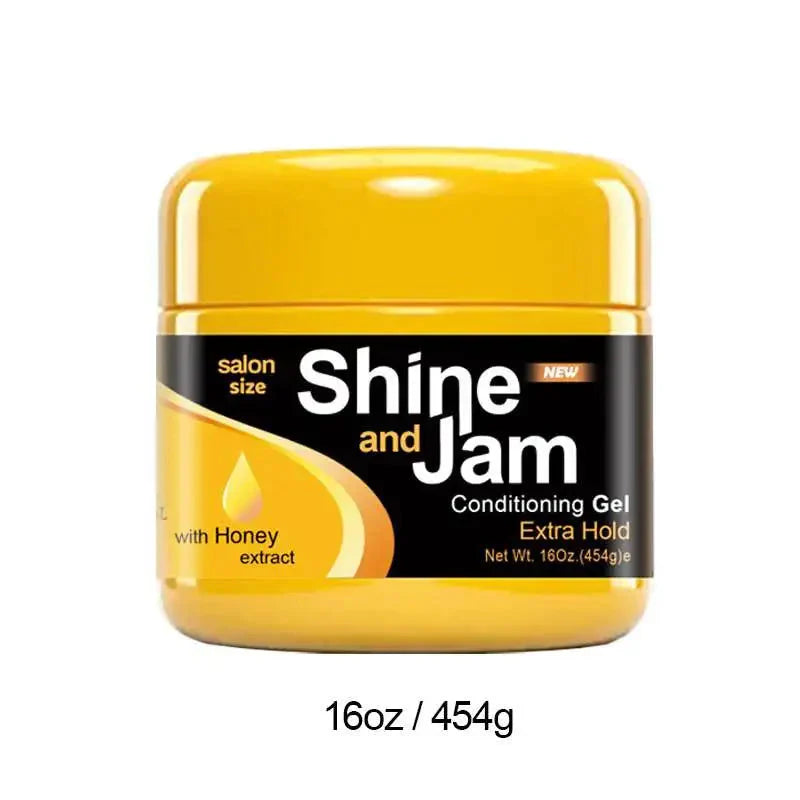 Moonbiffy Hair Control Pomade by SHOWLU FASHION STORE, 8oz braiding gel for locks and twists, shown in a clear container with product label.