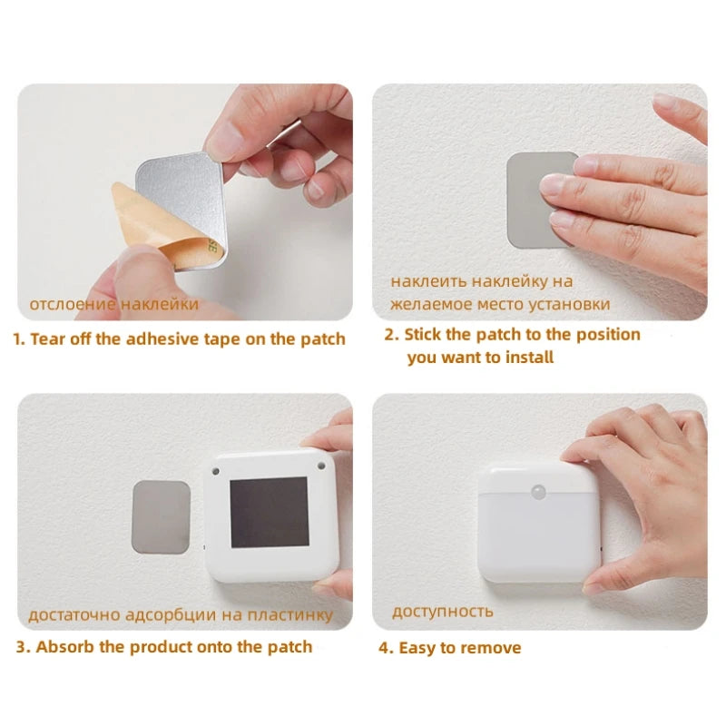 Showlu Smart rechargeable LED night light with motion sensor, USB charging, and magnetic base, ideal for home or hallway lighting.
