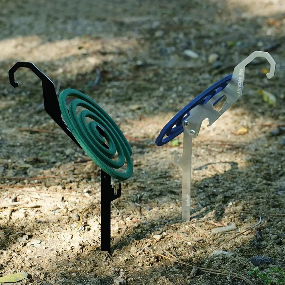 Creative Tent Ground Stakes Portable Foldable Outdoor Tent Nail Stainless Steel Bottle Opener Mosquito Coil Holder SHOWLU FASHION STORE