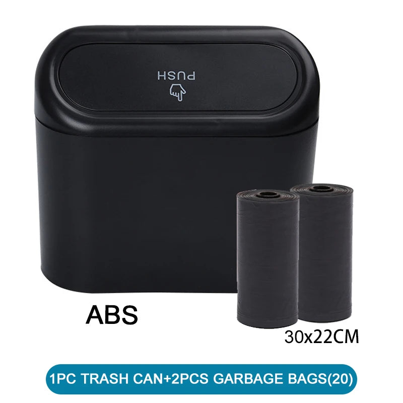Showlu Smart General car trash can with lid, compact and functional for keeping your vehicle tidy and waste organized.