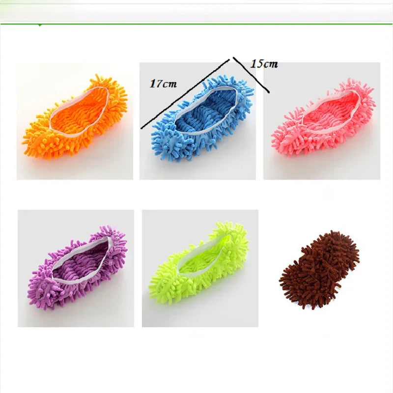 Moonbiffy waterproof mop cap shoe covers by SHOWLU FASHION STORE, designed for lazy floor cleaning and slip-on protection.