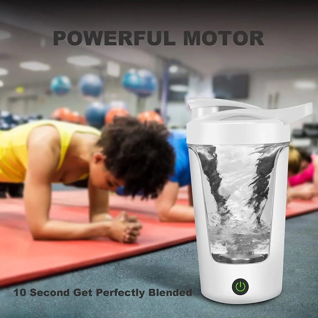 450ml Portable Electric Protein Shaker Bottle and Mixer Cup