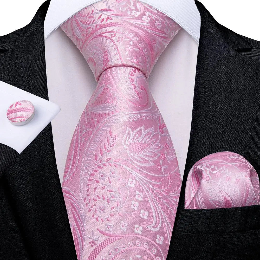 Mint green silk tie set with matching cufflinks, men's necktie and accessories from SHOWLU FASHION STORE