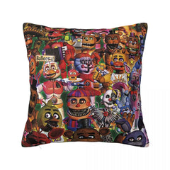 Five N Ights At Freddy's FNAF Square Pillowcase Pillow Cover Cushion Zip Decorative Comfort Throw Pillow For Home Sofa