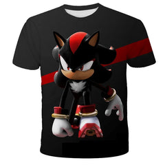 T-shirt 2025 Children's Clothes Sonic 3D for Kids Boys and Girls Cartoon Printing Animation Cosplay Clothing Accessories