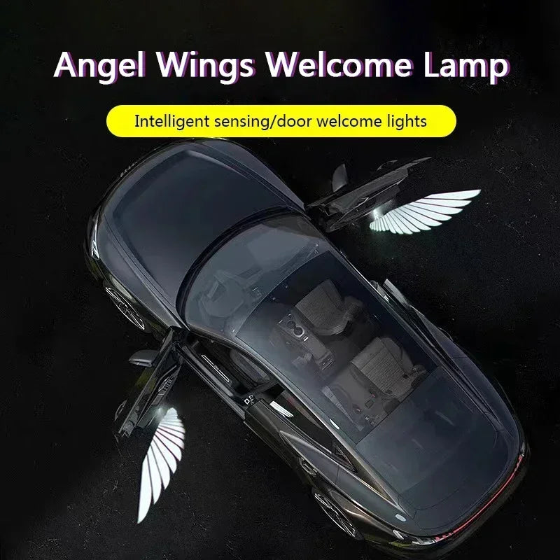 Showlu Smart General car door logo projector displaying illuminated brand logo on the ground when door is opened.