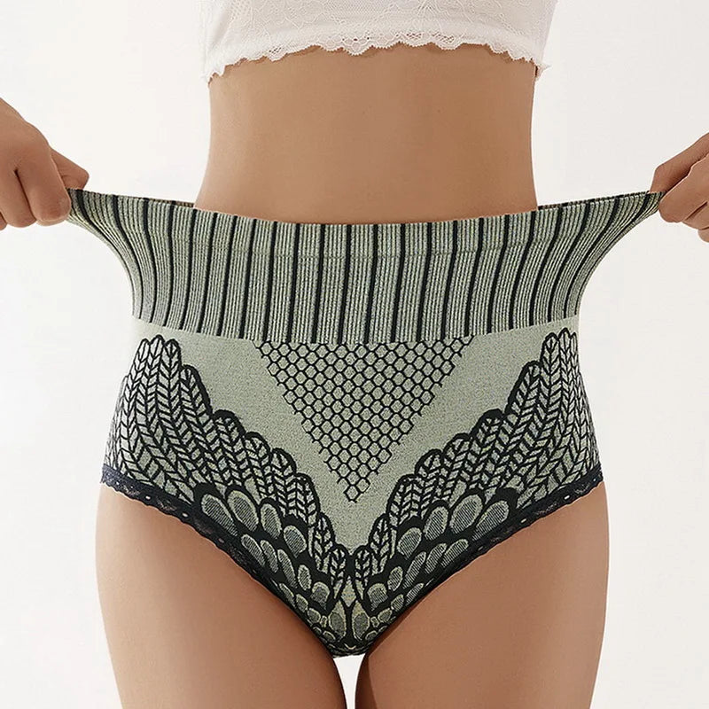 Women’s high waist shaping panties by Showlu Fashion, breathable body shaper with seamless design, slimming tummy control, and butt lifting.
