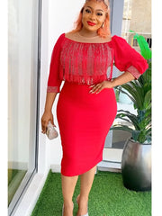 Elegant African Dresses for Women 2025 New Summer Africa Clothing Plus Size Wedding Party Long Dress Dashiki Ankara Outfits Robe