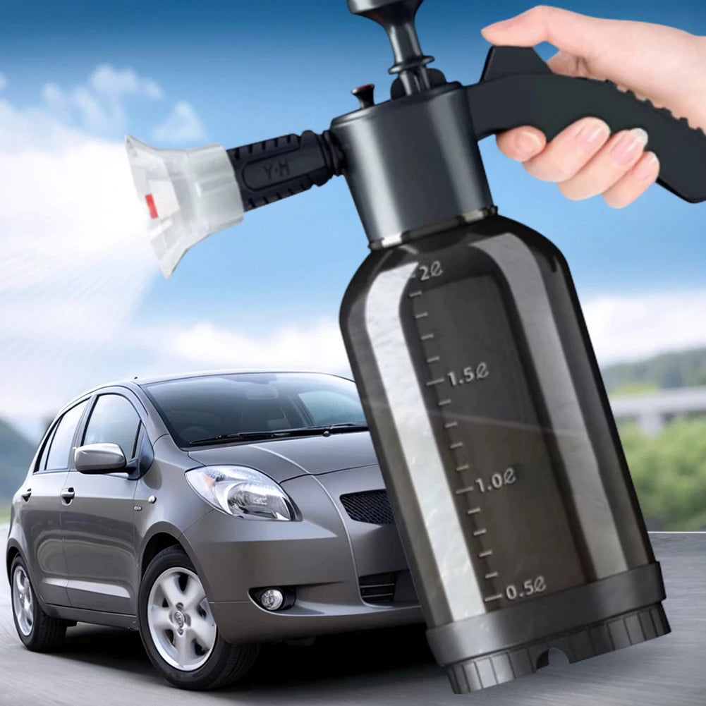 Showlu Smart General pressure washer foam bottle with nozzle and foam solution inside, designed for cleaning and car washing.