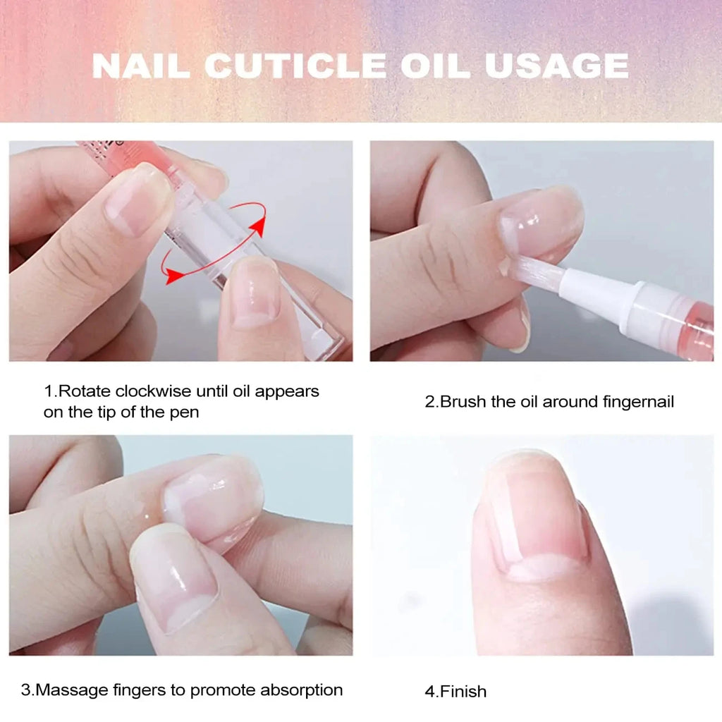 Showlu Smart General cuticle oil pen with precision applicator for nourishing and moisturizing cuticles.