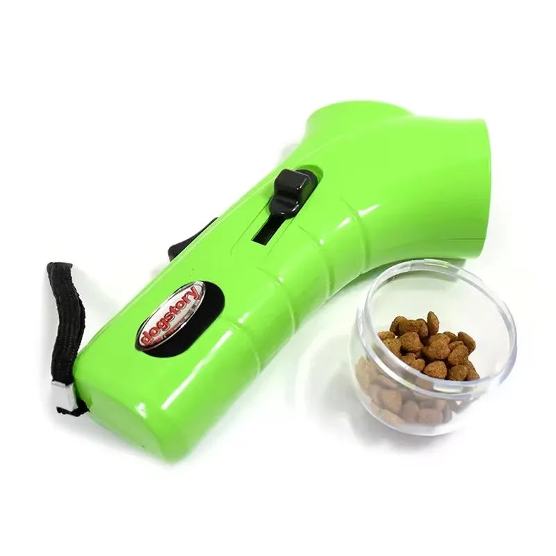 Showlu Smart General dog treat launcher, an interactive training toy with a sleek design for engaging pet play and training sessions.