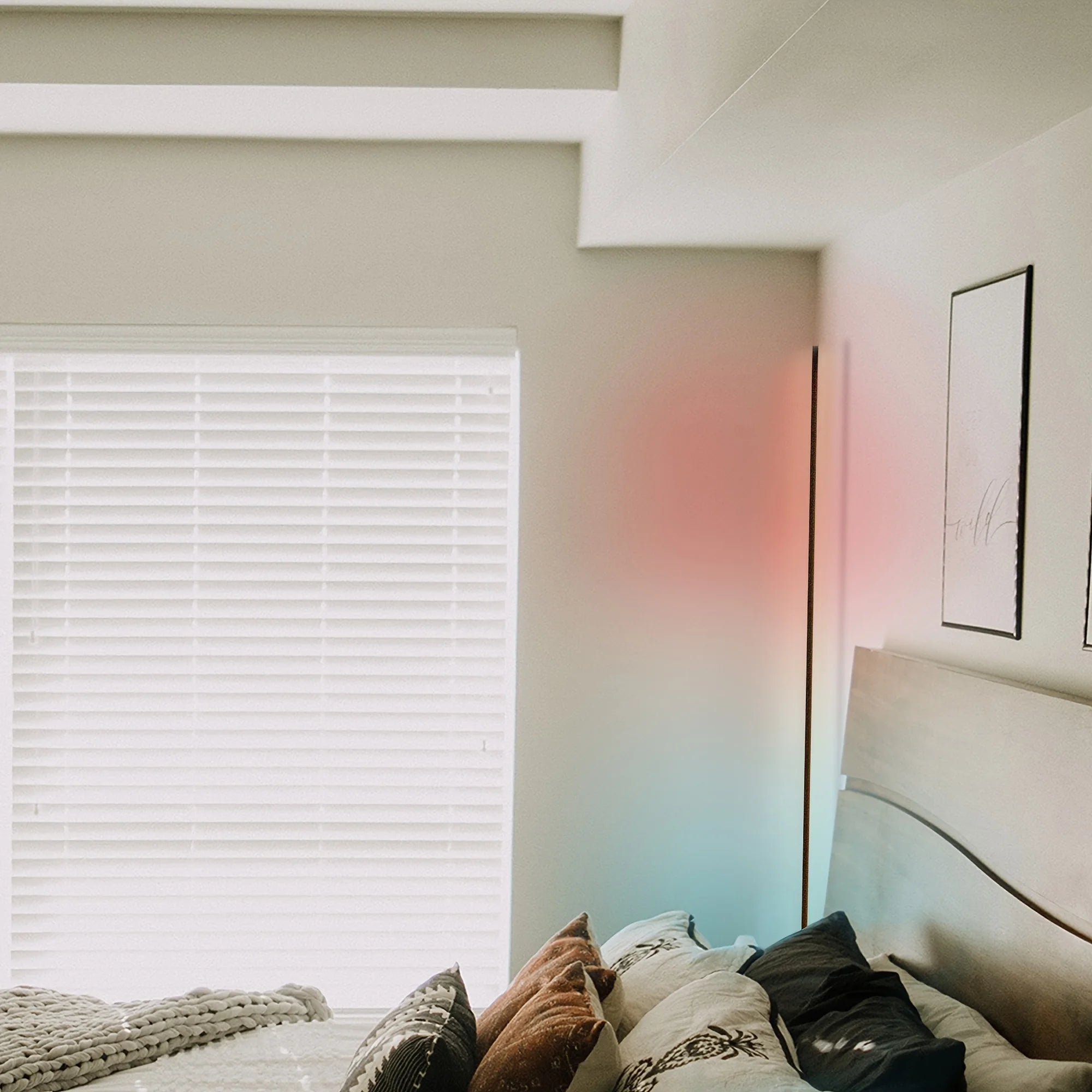 Showlu Smart General LED Ambient Corner Bar with sleek design and warm lighting, ideal for modern interior decor.