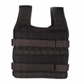 SHOWLU 20kg weighted vest for men, adjustable cotton training jacket with pockets, designed for fitness and strength training.