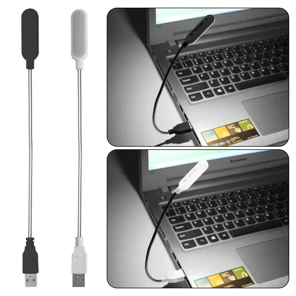 Showlu Smart General USB LED Light illuminating a workspace with flexible, compact design for portable lighting.