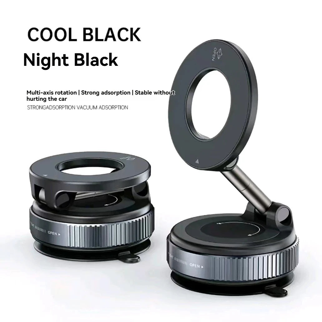 Showlu Smart General magnetic phone holder attached to a car dashboard, holding a smartphone securely in place.