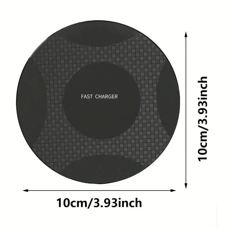 Showlu Smart General wireless charging pad with sleek design and charging indicator light for compatible smartphones.