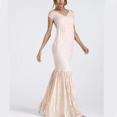 New Mermaid Skirt Maternity Dresses Lace Long Sleeve Photography Sexy Photo Props Shoot Maxi Gown Pregnant Pregnancy Women Dress