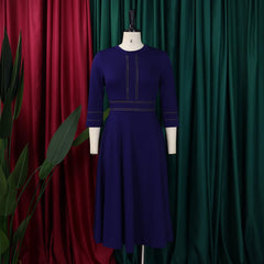 Red Green Denim Blue Female Dresses For Women 2024 Elegant Party Autumn Plus Size African Clothes Cheap Offers New Midi Dress