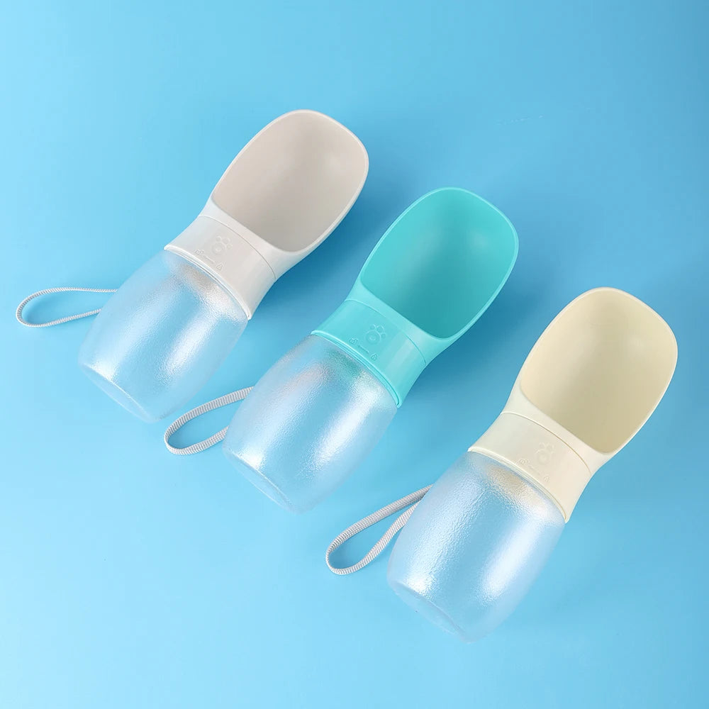 Showlu Smart General portable dog water bottle with leak-proof travel dispenser and bowl for easy hydration on the go.