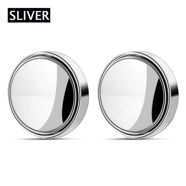 Showlu Smart General Car Blind Spot Mirror Pro installed on vehicle side mirror, enhancing visibility and safety while driving.