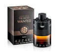 Azzaro The Most Wanted Parfum Intense men's cologne bottle with 100ml size, featuring sleek black packaging and elegant design.
