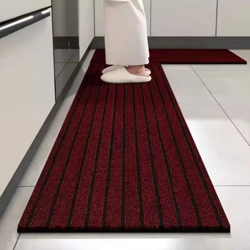 Anti-slip kitchen mat by Showlu Fashion Store, absorbent oil-resistant full coverage floor carpet with easy-to-clean design.