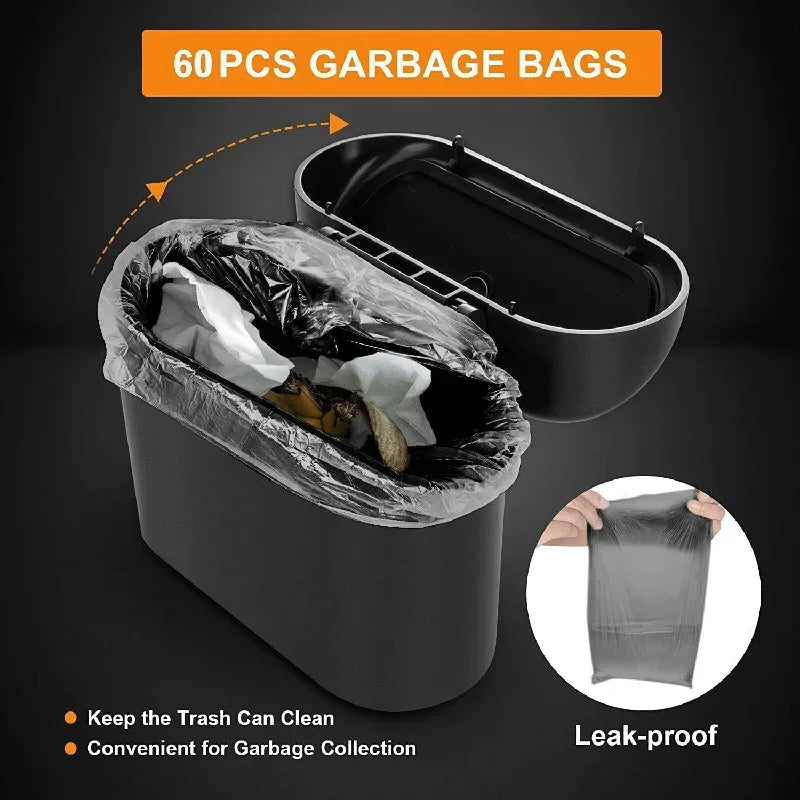 Showlu Smart General car trash can with lid, compact and practical for organizing waste in vehicles.