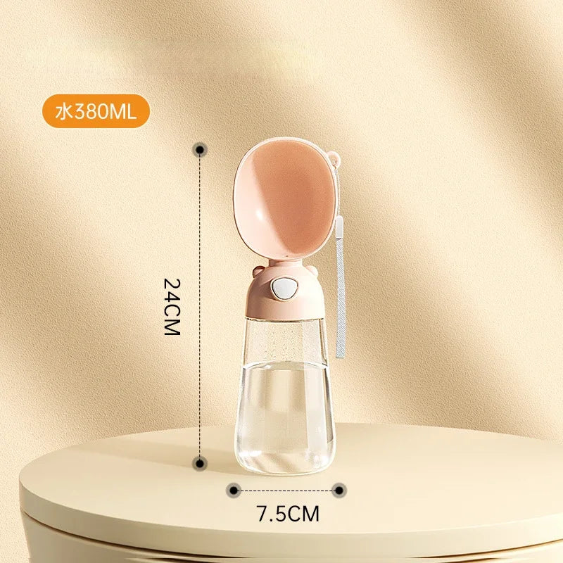 Showlu Portable Dog Water Dispenser and travel bowl, compact and multi-functional pet hydration accessory for outdoor use.