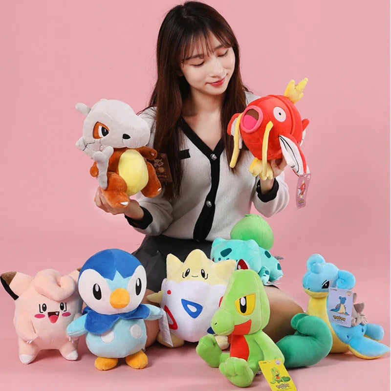 DuoduoBao Pokémon plush toy featuring Gengar and Pikachu, soft cartoon dolls, 25-45cm, from SHOWLU FASHION STORE.