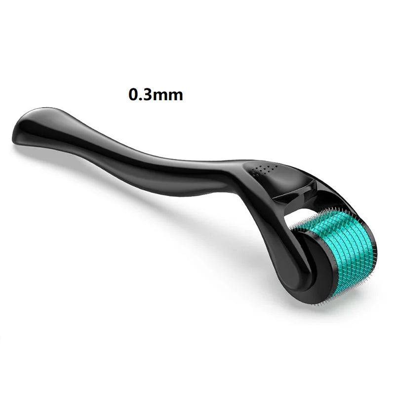 Showlu Smart General beard growth roller with stainless steel rollers for stimulating facial hair growth.