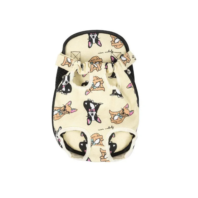 Showlu adjustable mesh pet carrier backpack with breathable design, suitable for cats and small dogs, featuring secure straps and ventilation.