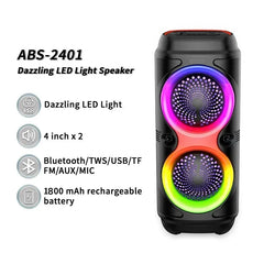 High Power Home Karaoke Partybox Wireless Bluetooth Speakers Outdooor Heavy Bass Subwoofer Portable Soundbar RGB Lights FM/TWS