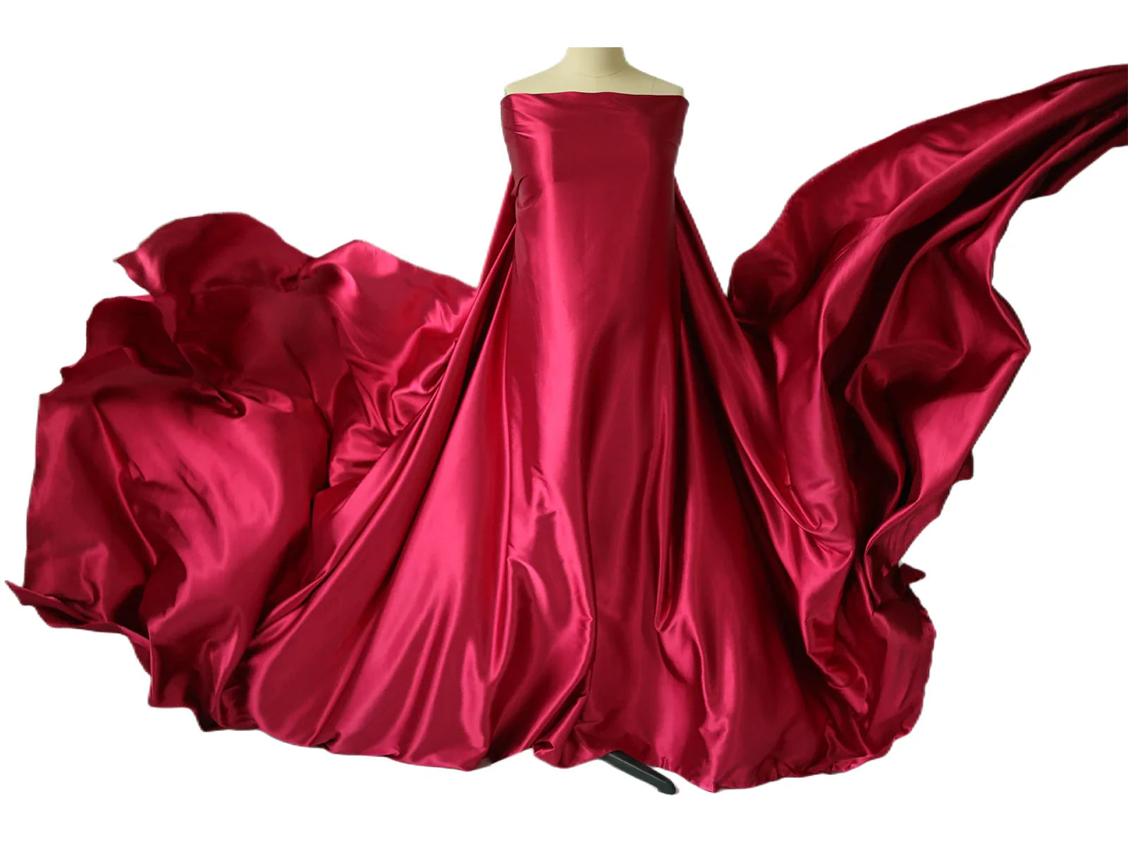 Showlu Maternity Silk Photography Gown in 16 colors, featuring flowing fabric perfect for maternity photo shoots
