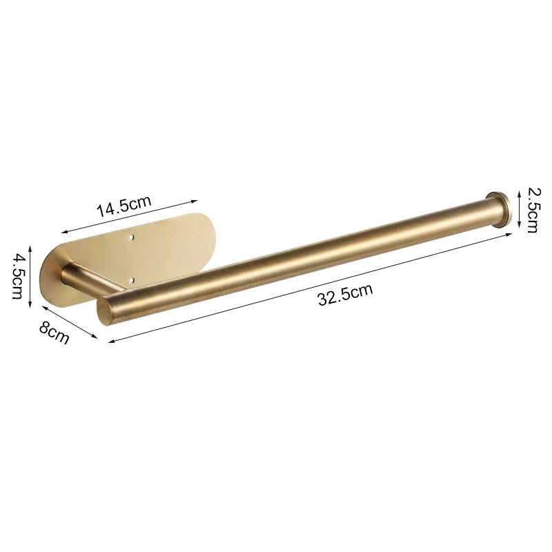 Wall mounted paper towel holder by Showlu Smart General, showing sleek metal design with easy-to-access paper towels