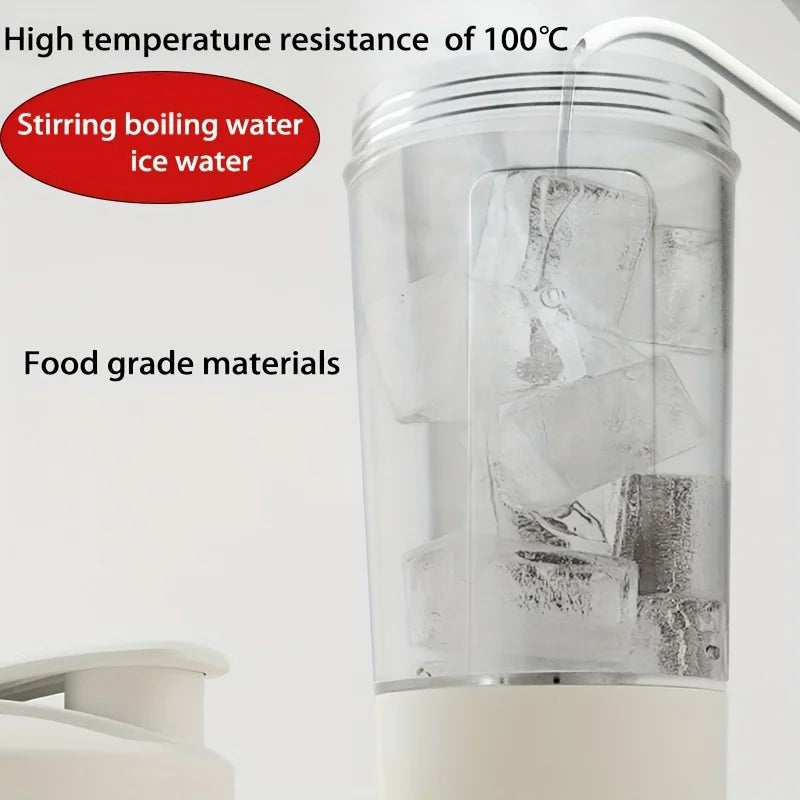 Showlu Smart General portable USB electric protein shake blender cup with blending blades and compact design for on-the-go smoothies.