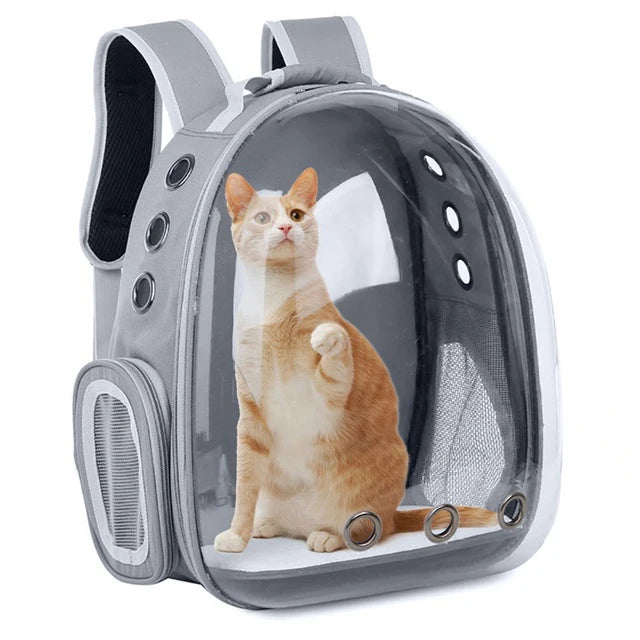 Showlu Smart General pet carrier backpack showing adjustable straps and mesh ventilation for comfortable pet travel.