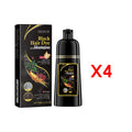 EELHOE 3-in-1 natural plant hair dye shampoo for grey coverage, 100ml, with herbal ingredients for gentle hair coloring.