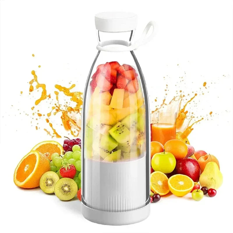 Portable MIKO NICE electric juicer from SHOWLU FASHION STORE, 380ml USB rechargeable fruit blender with sleek design