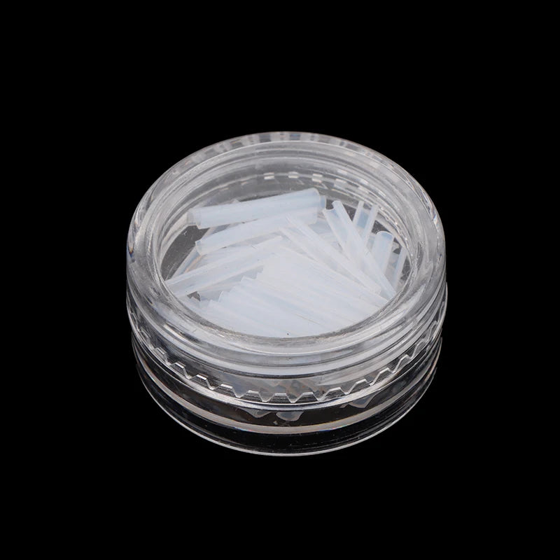 Set of 50 Showlu Fashion ingrown toenail correction tools including elastic patches and straightening clips for pedicure treatment.