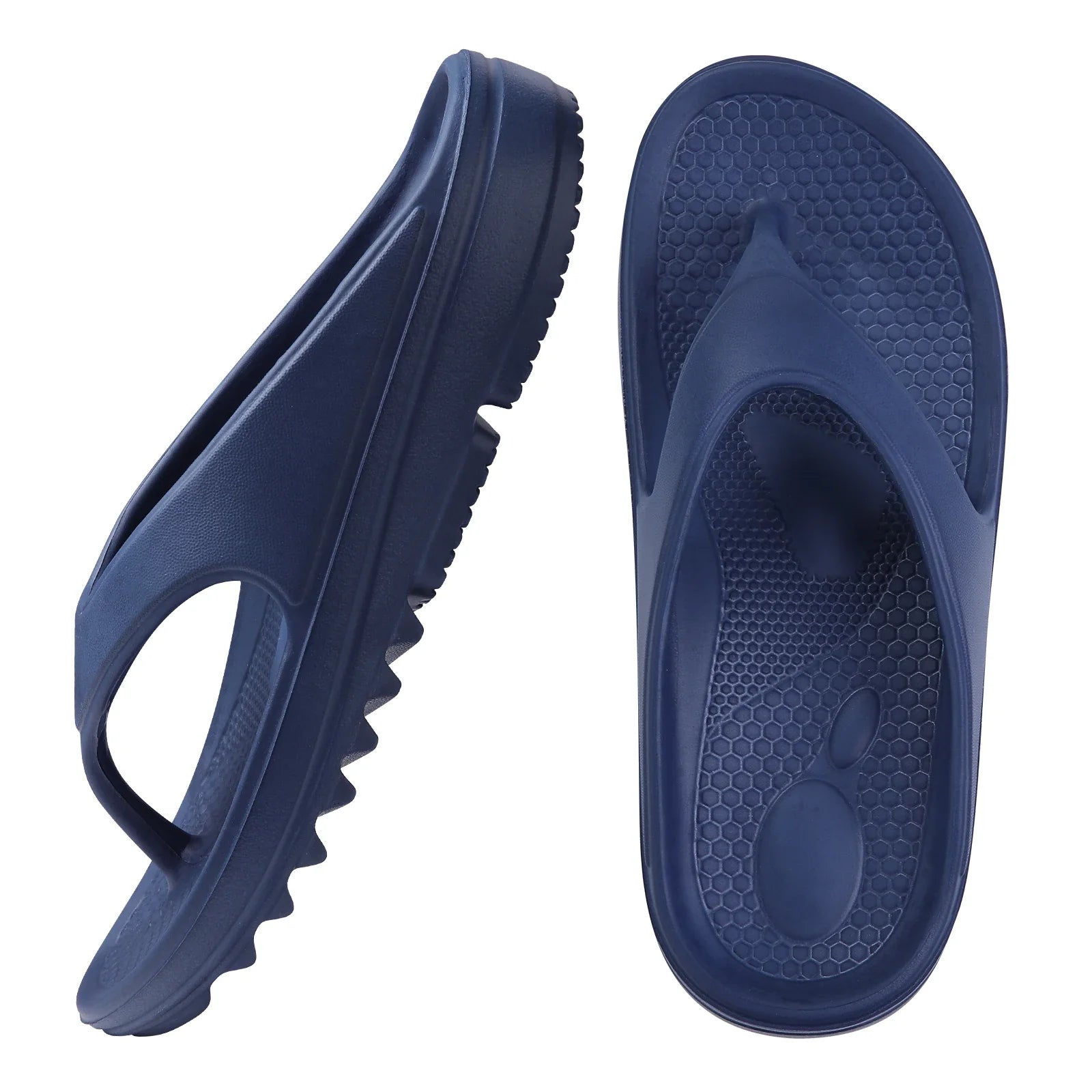 Comwarm thick sole flip flops for women with soft EVA yoga mat-inspired soles, ideal for beach and casual wear.