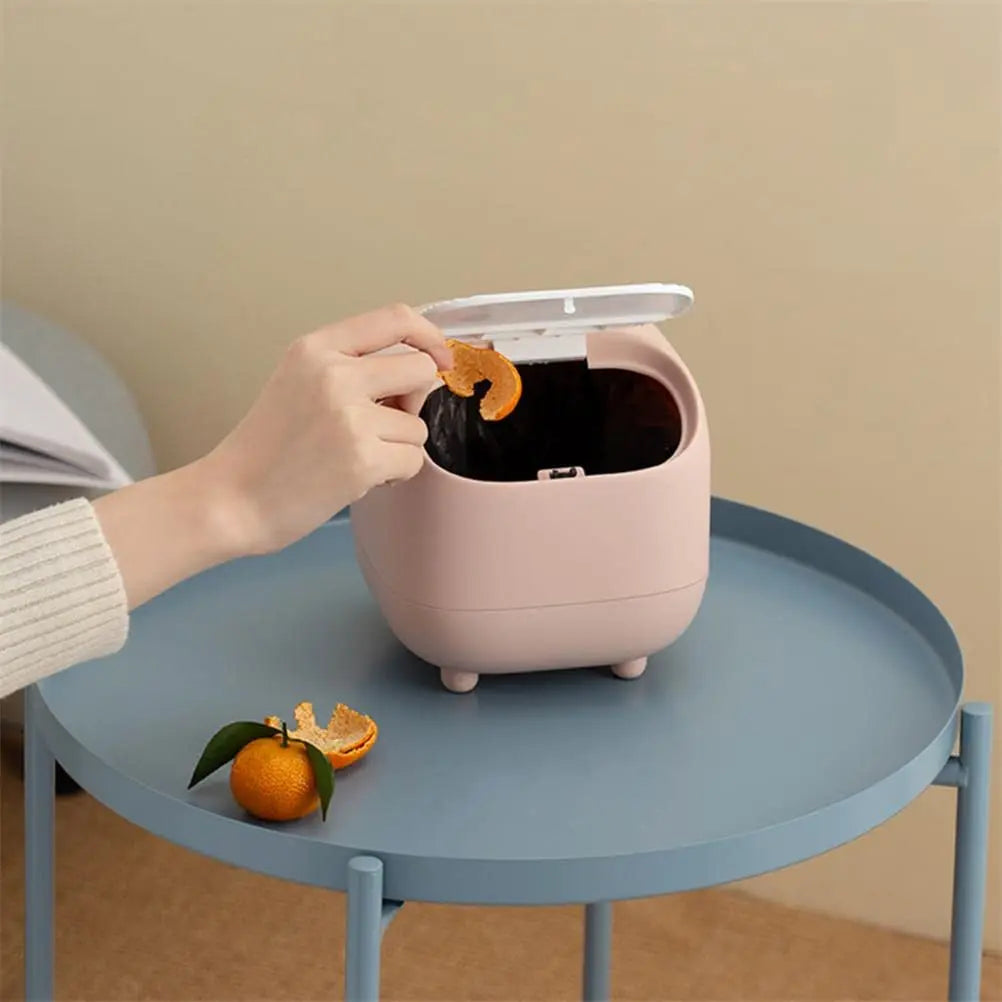 Showlu Smart General mini bathroom trash can with a sleek, compact design for easy waste disposal in small bathroom spaces.