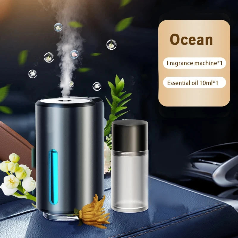 Showlu Smart General car aromatherapy diffuser with sleek design and adjustable mist output for freshening vehicle interiors.