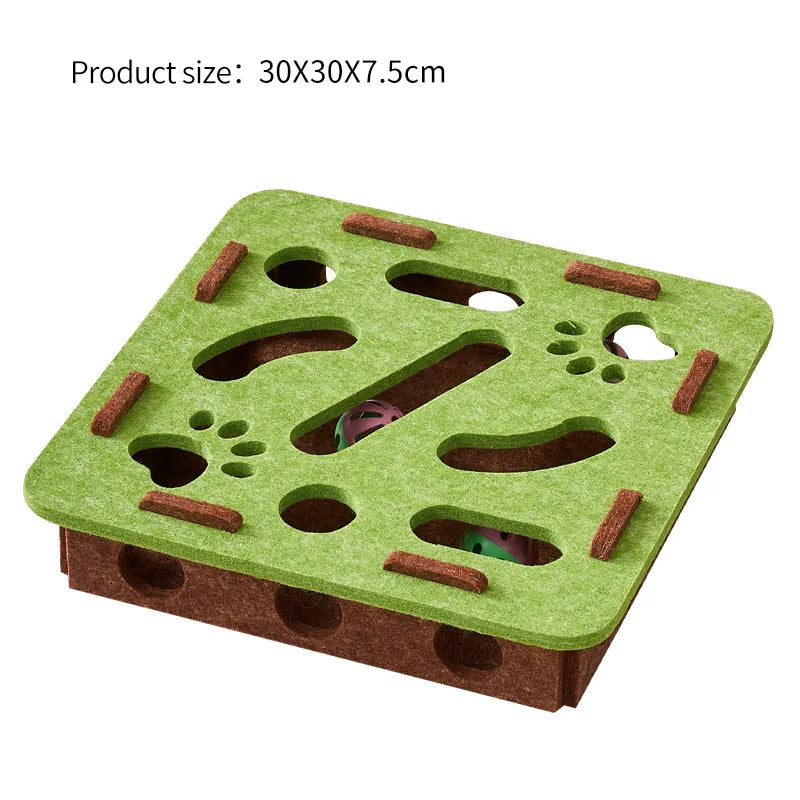 Showlu Smart General Pet Treat Puzzle Toy with colorful compartments for interactive dog or cat treat challenges.