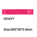Set of Showlu Fashion Store resistance bands for home yoga, Pilates, and Crossfit workouts, ideal for stretching and strength training.