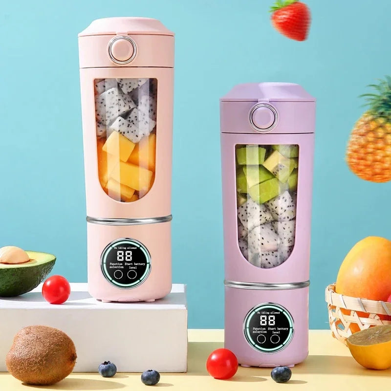 Showlu Smart General portable USB blender juicer bottle with a sleek, compact design and detachable blending container.