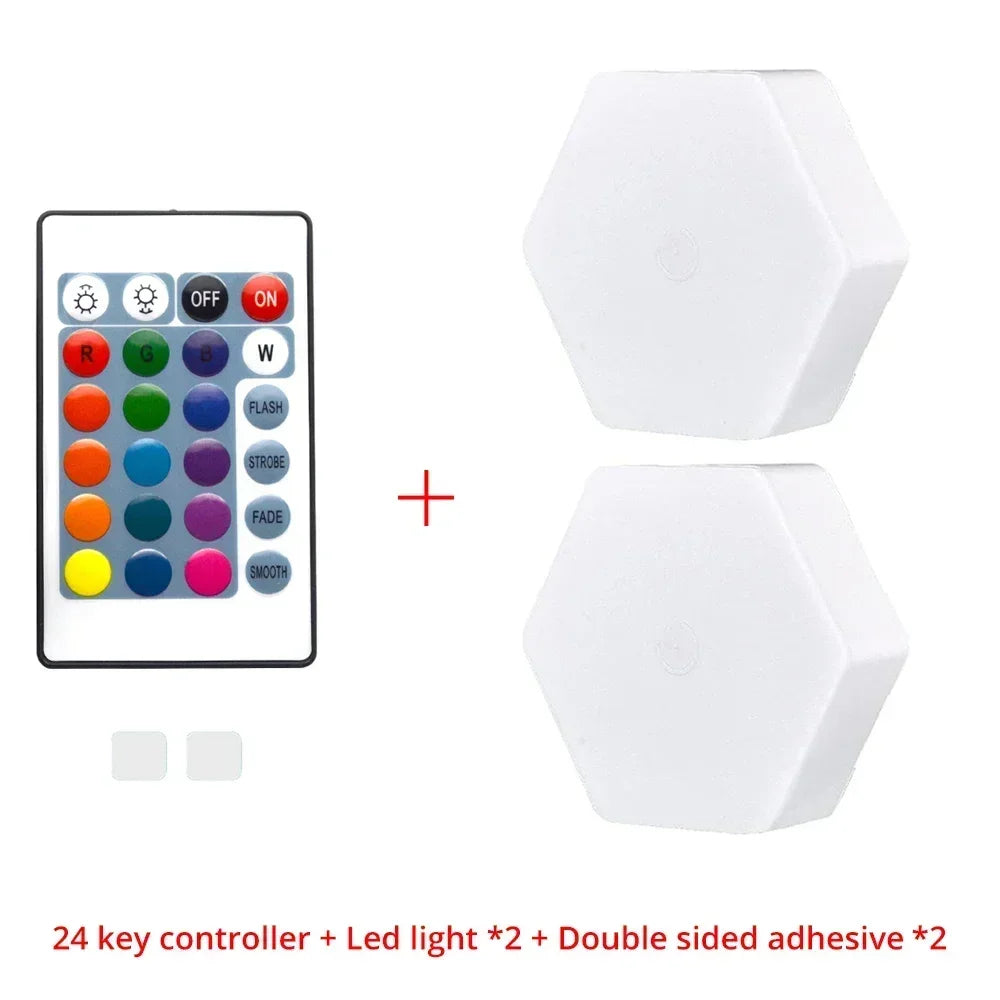 Showlu Smart LED Touch Wall Tiles with illuminated, touch-sensitive surface for modern home or office decor.