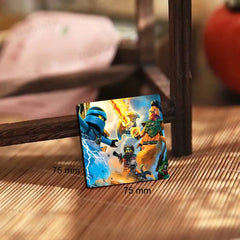 Cartoon N-NinjagoS Refrigerator Magnets Personalized Photo Fridge Magnets For Kitchen Whiteboard Home Decoration Office Gift
